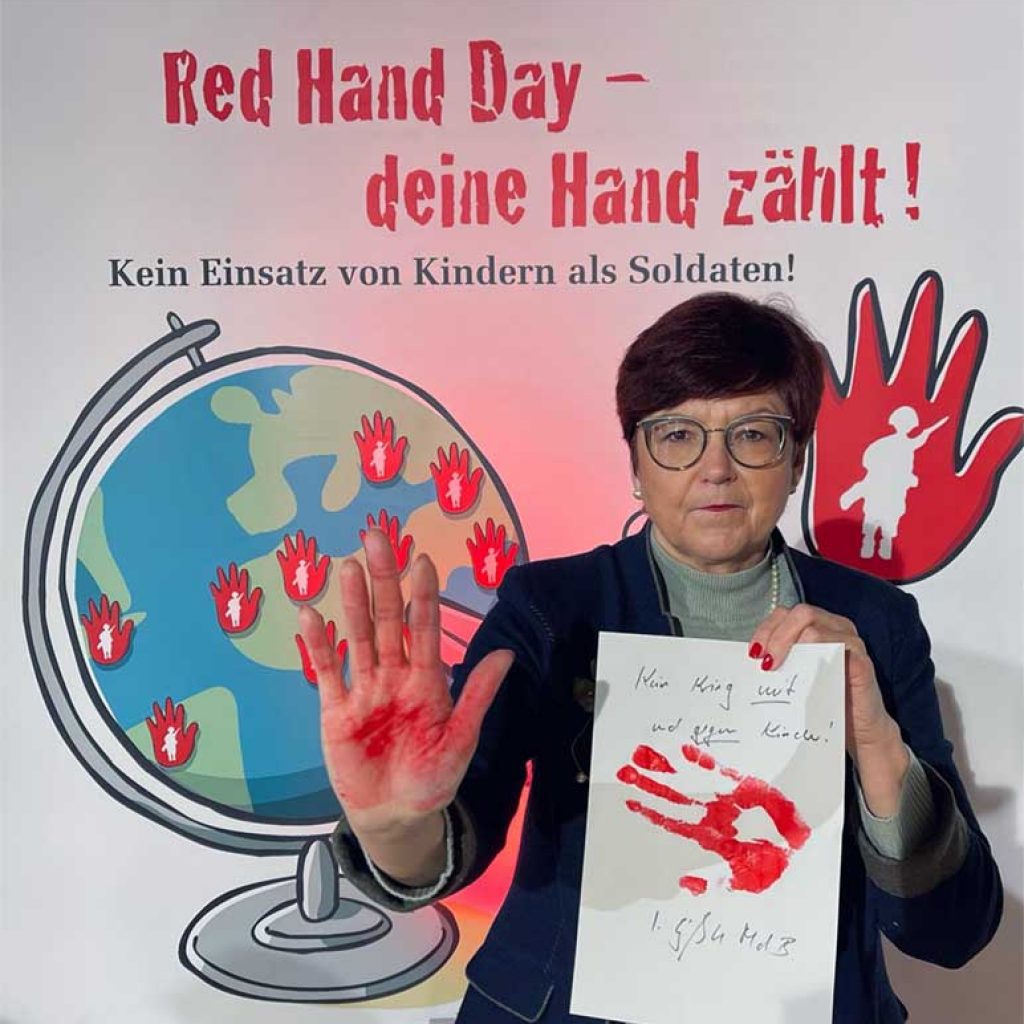 Dr. Inge Gräßle - Red Hand Day