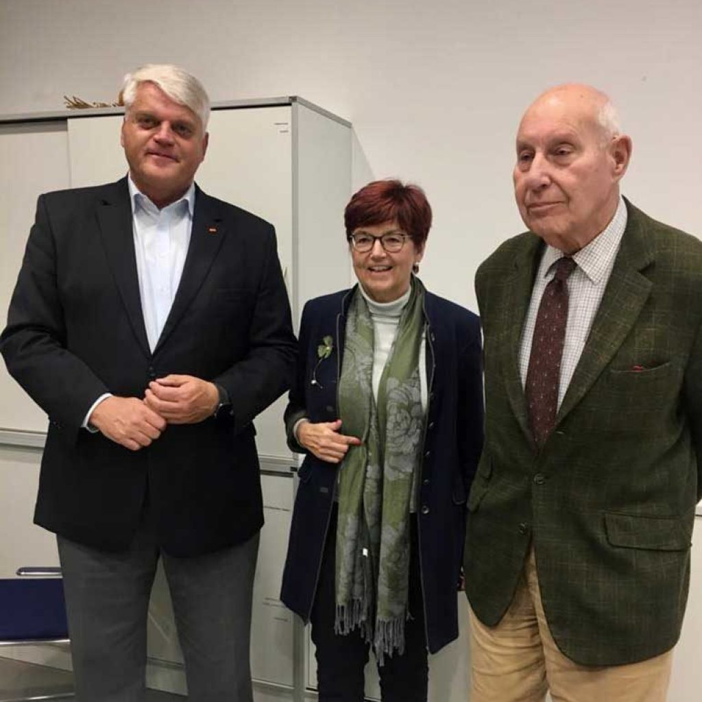 Herr Grübel MdB, Frau DR. Gräßle und Herr Graf von Stauffenberg Backnang